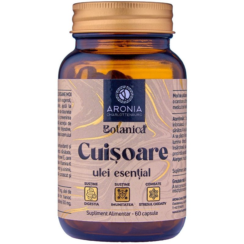 Cuisoare Botanica Ulei Esential x 60cps Aronia Charlottenburg