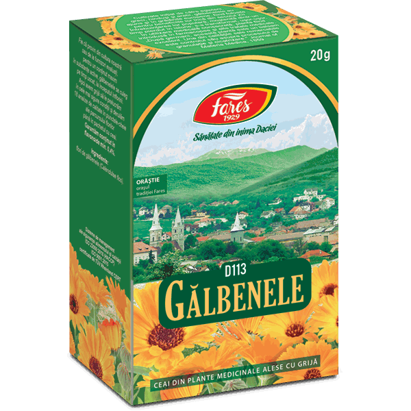 Fares Ceai Galbenele Flori D113 20g vrac