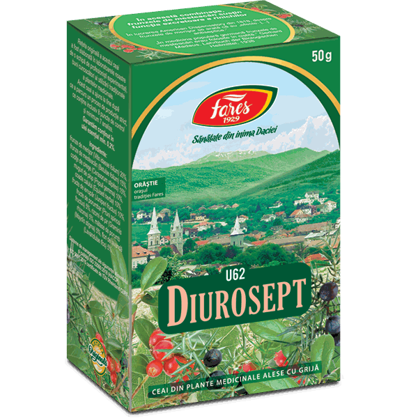 Fares Ceai Diurosept U62 50g vrac
