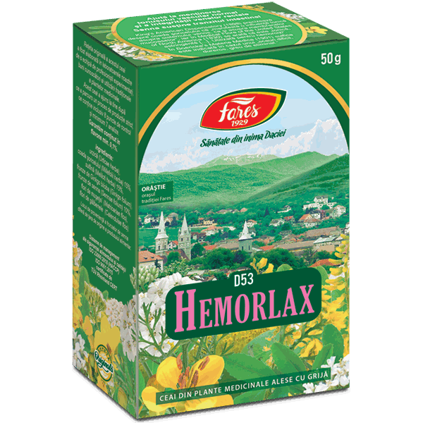 Fares Ceai Hemorlax D53 50g vrac