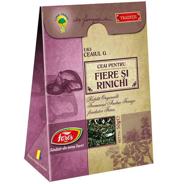 Fares Ceai G (fiere si rinichi) U63 50g vrac
