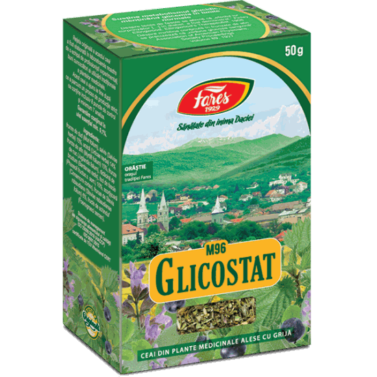 Fares Ceai Glicostat M96 50g vrac