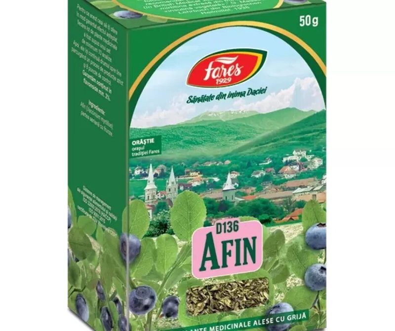 Fares Ceai Afin Frunze D136 50g vrac