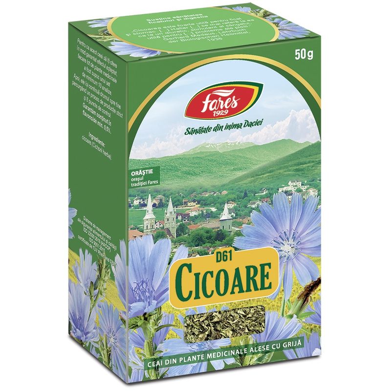 Fares Ceai Cicoare Iarba D61 50g vrac