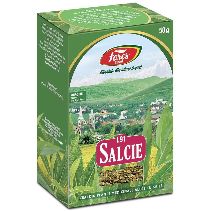Fares Ceai Salcie Scoarta L91 50g vrac