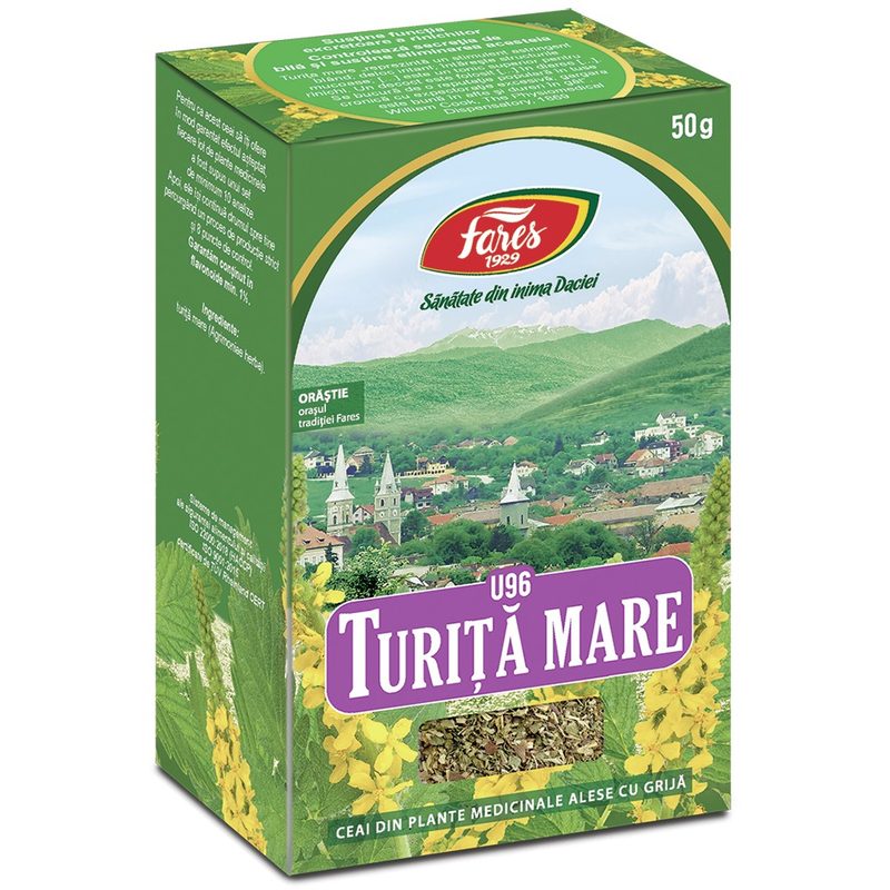 Fares Ceai Turita Mare Iarba U96 50g vrac