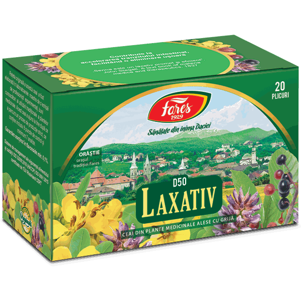 Fares Ceai Laxativ D50x 20plic
