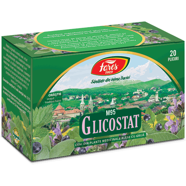 Fares Ceai Glicostat M95 x 20plic