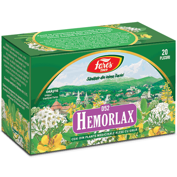 Fares Ceai Hemorlax D52 x 20plic