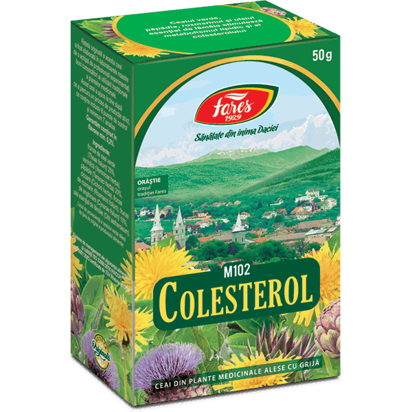 Fares Ceai Colesterol M102 50g vrac