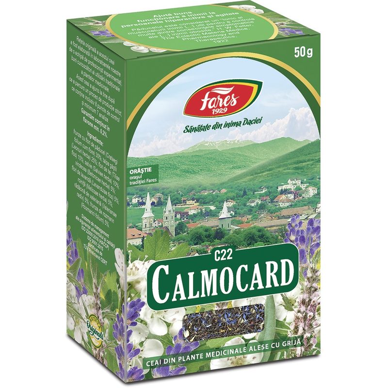 Fares Ceai Calmocard C22 50g vrac