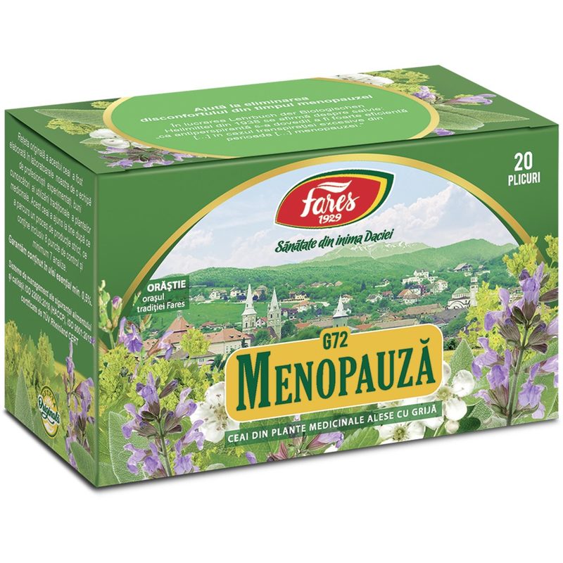 Fares Ceai Menopauza G72 x 20plic