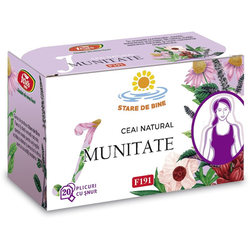 Fares Ceai Imunitate F191 x 20plic cu snur