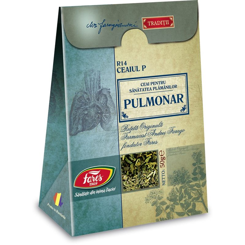 Fares Ceai P (pulmonar) R14 50g vrac