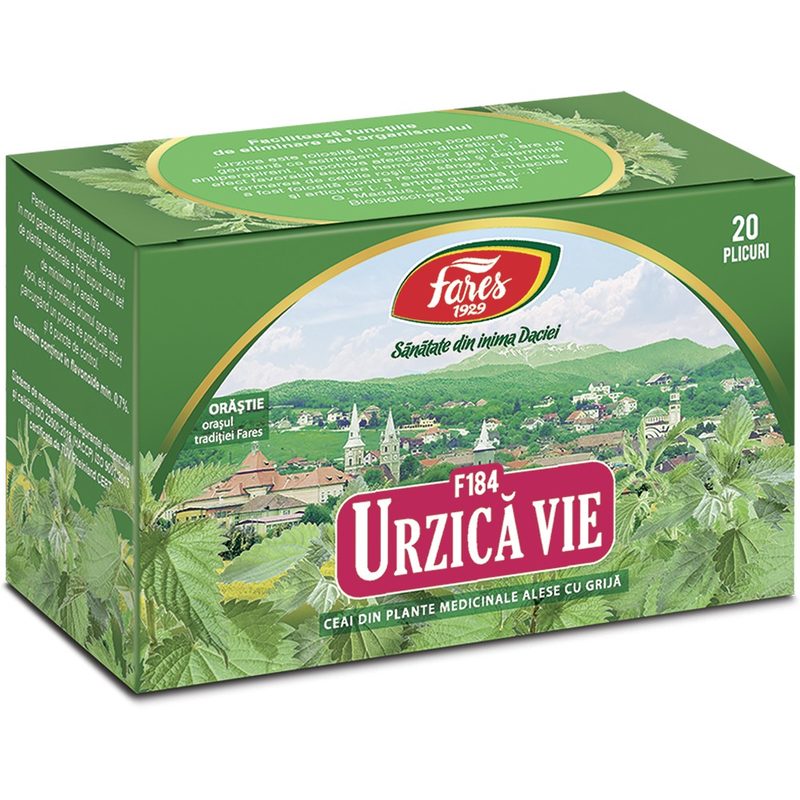 Fares Ceai Urzica Vie F184 x 20plic