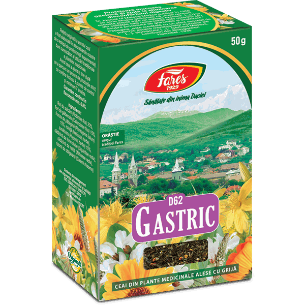 Fares Ceai Gastric D62 50g vrac