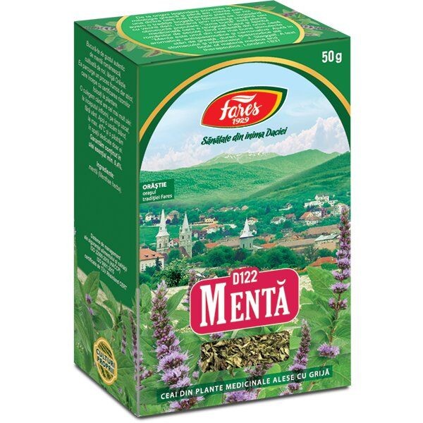 Fares Ceai Menta D122 50g vrac