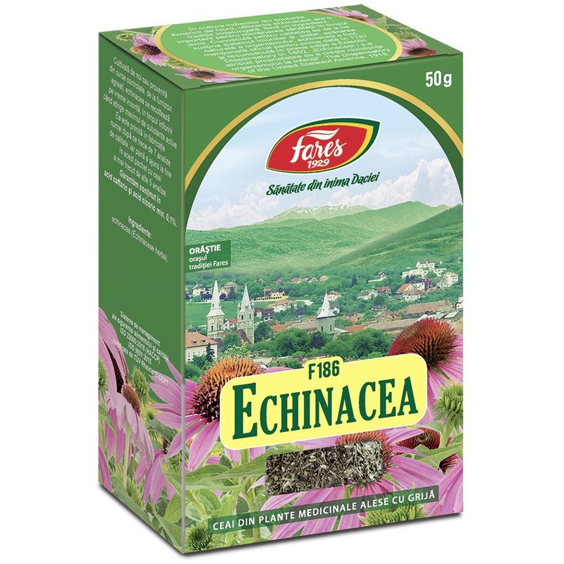 Fares Ceai Echinacea Iarba F186 50g vrac