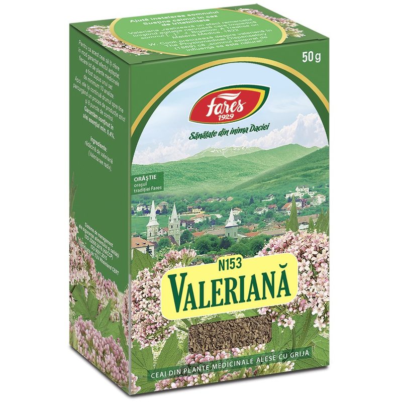 Fares Ceai Valeriana Radacina N153 50g vrac
