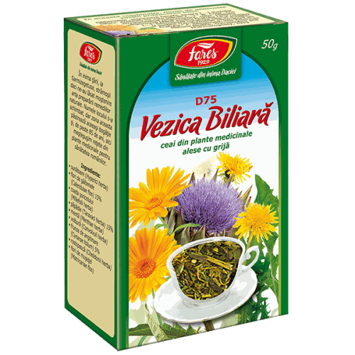 Fares Ceai Vezica Biliara D75 50g vrac