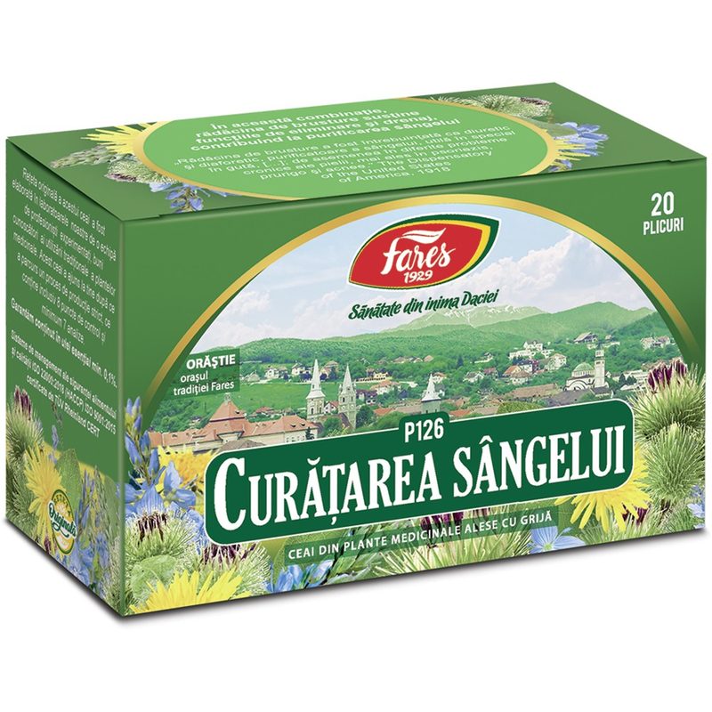 Fares Ceai Curatarea Sangelui P126 x 20plic