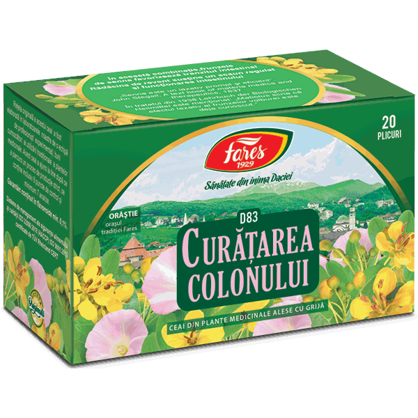 Fares Ceai Curatarea Colonului D83 x 20plic