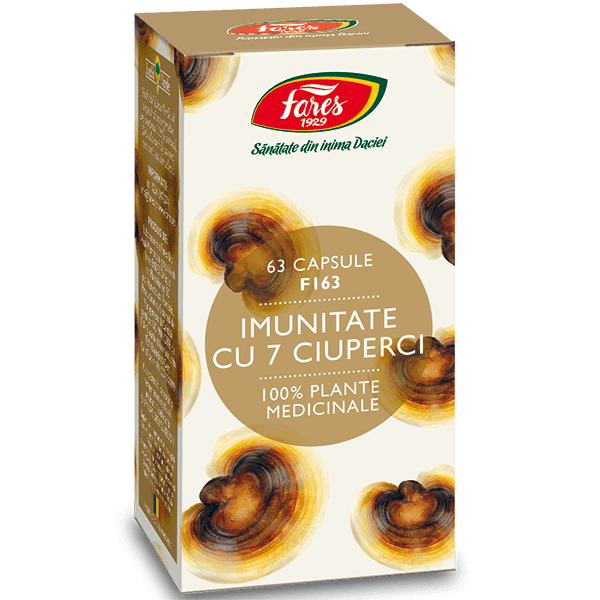 Fares Imunitate cu 7 Ciuperci F163 x 63cps