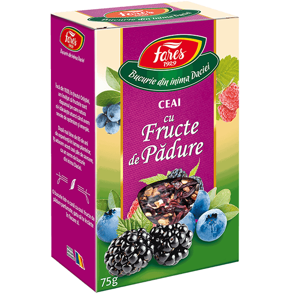 Fares Ceai Fructe de Padure Aromfruct 75g vrac