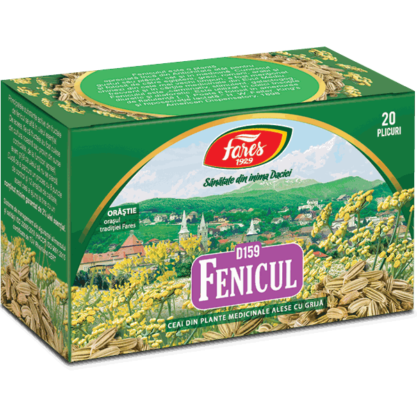 Fares Ceai Fenicul D159 x 20plic