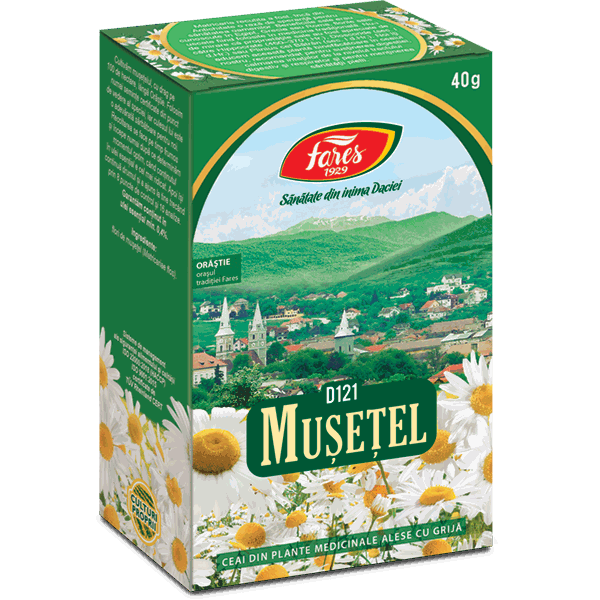 Fares Ceai Musetel Flori D121 40g vrac