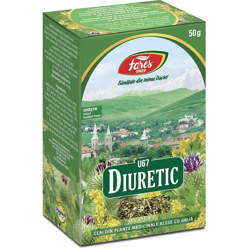 Fares Ceai Diuretic U67 50g vrac