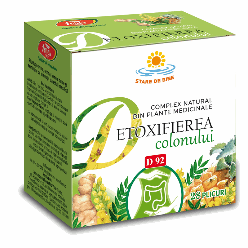 Fares Detoxifierea Colonului D92 x 28plic