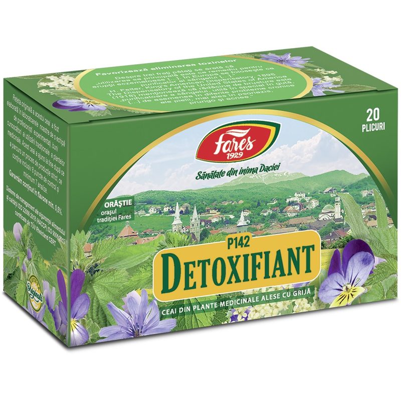 Fares Ceai Detoxifiant D142 x 20plic