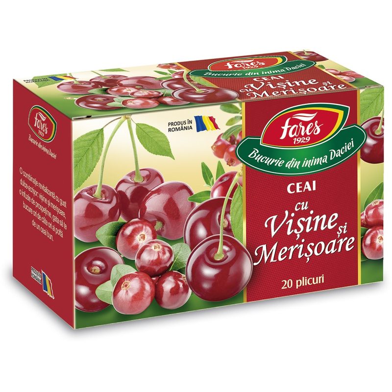 Fares Ceai Visine si Merisoare x 20plic