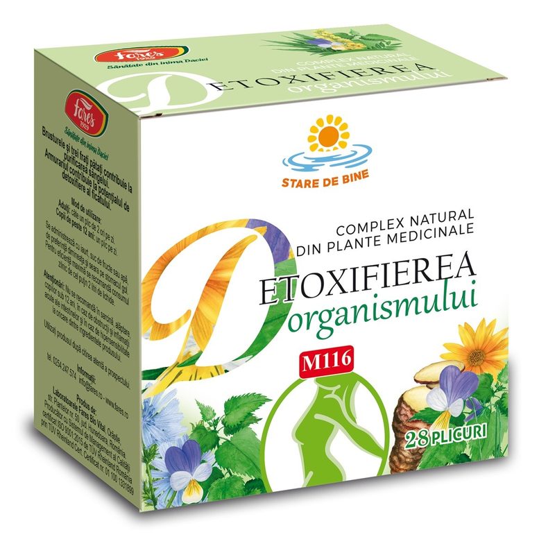 Fares Detoxifierea Organismului M116 x 28plic