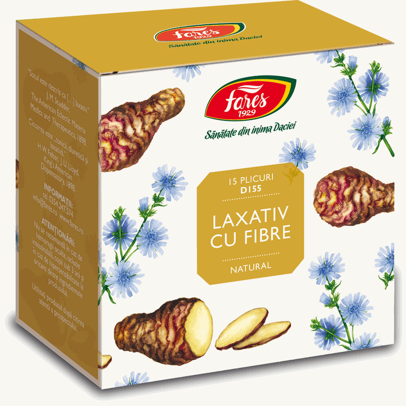 Fares Laxativ cu Fibre-Complex D155 x 15plic