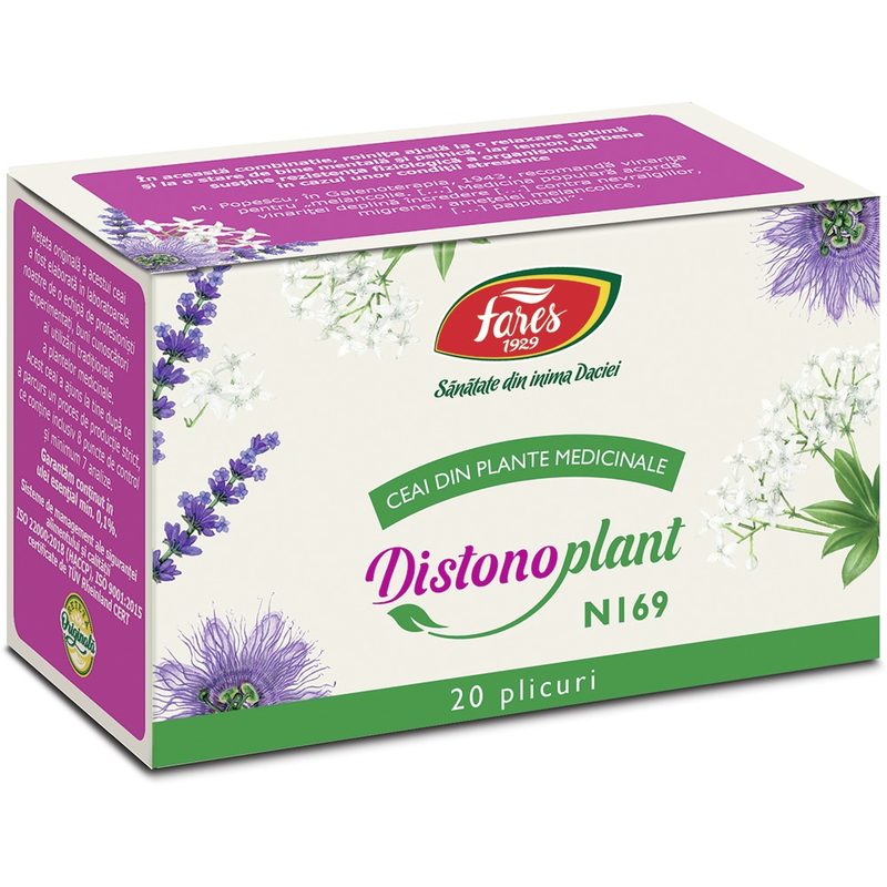 Fares Ceai Distonoplant N169 x 20plic