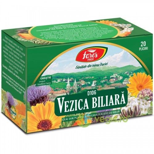 Fares Ceai Vezica Biliara D106 x 20plic