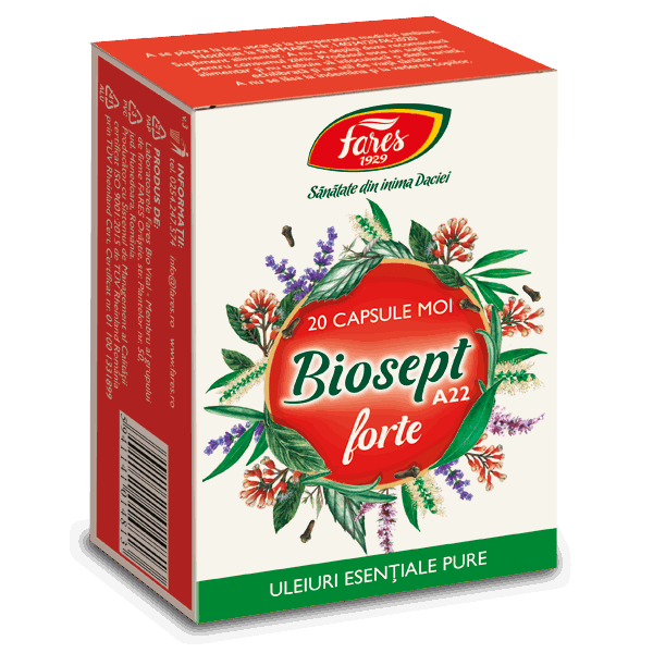 Fares Biosept Forte A22 x 20cps moi