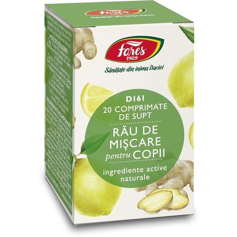 Fares Rau de Miscare pt Copii D161 x 20cpr supt