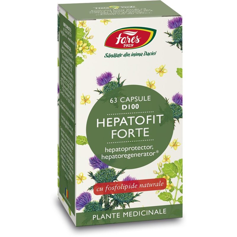 Fares Hepatofit Forte D100 x 63cps