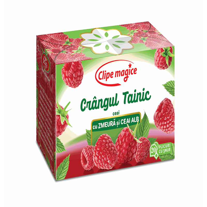 Fares Ceai Clipe Magice Crangul Tainic Zmeura si Ceai Alb x 20plic