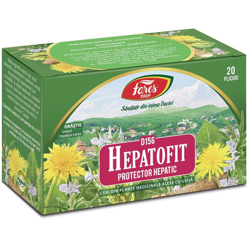 Fares Ceai Hepatofit D156 x 20plic