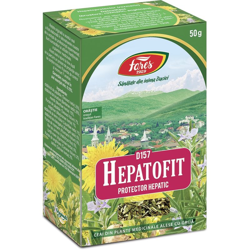 Fares Ceai Hepatofit D157 50g vrac