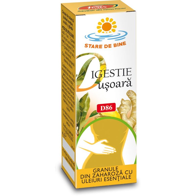 Fares Digestie Usoara D86 Granule 4g