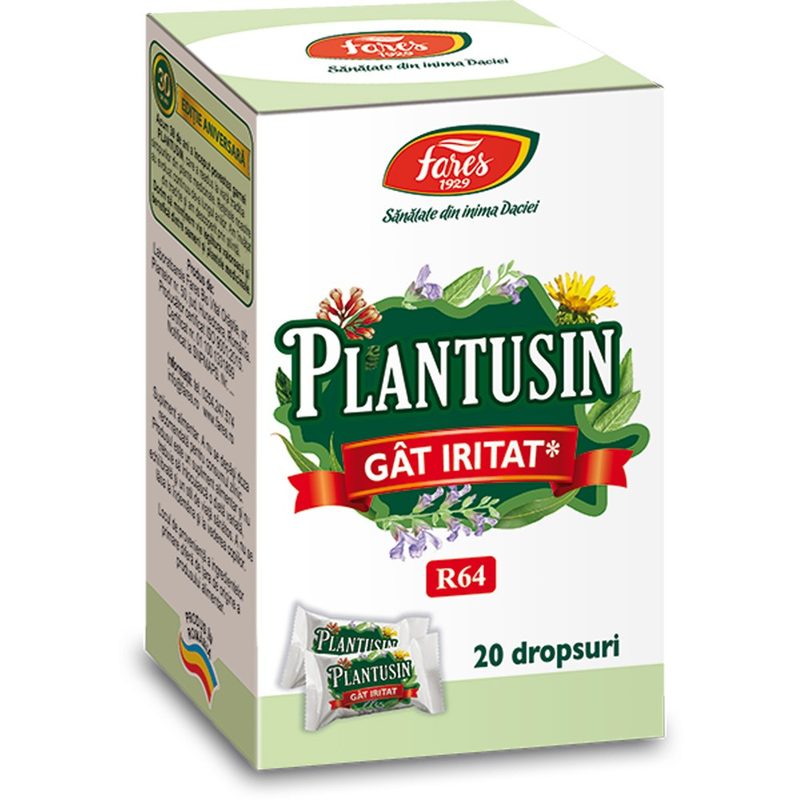 Fares Plantusin Gat Iritat R64 x 20drops 100g
