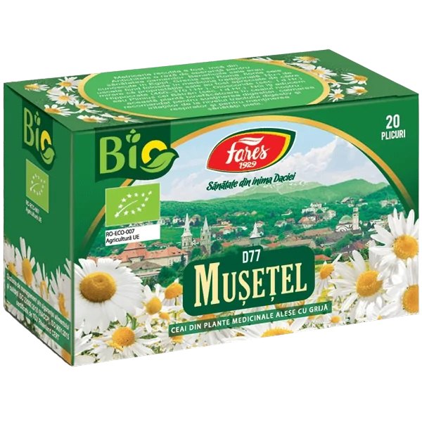Fares Ceai Musetel Bio D77 x 20plic