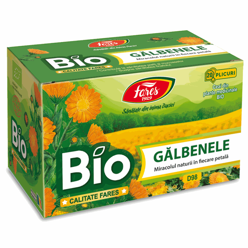 Fares Ceai Galbenele Bio D98 x 20plic
