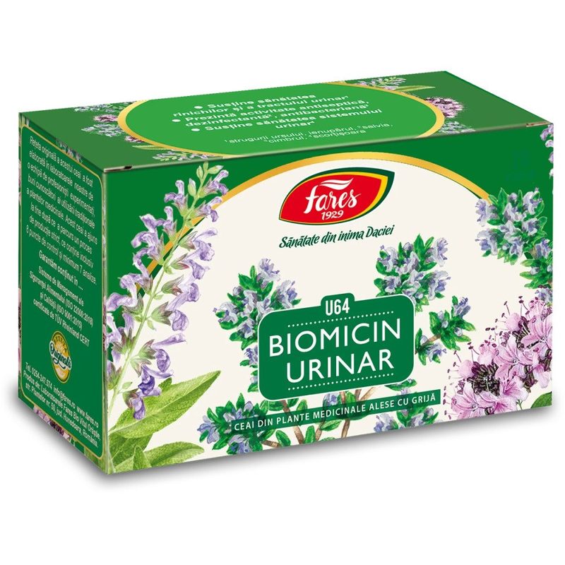 Fares Ceai Biomicin Urinar U64 x 20plic