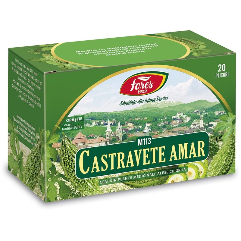 Fares Ceai Castravete Amar x 20plic